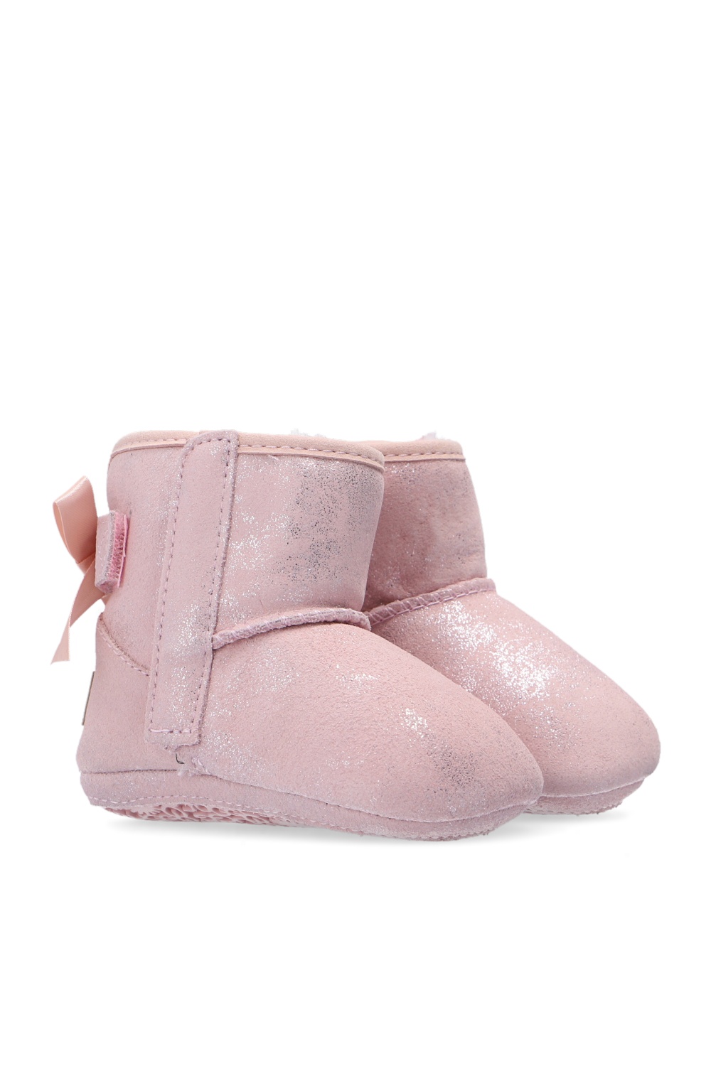 UGG Kids ‘Jesse Bow II Shimmer’ suede snow boots